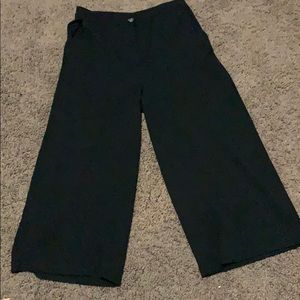 Wide leg high waist pant